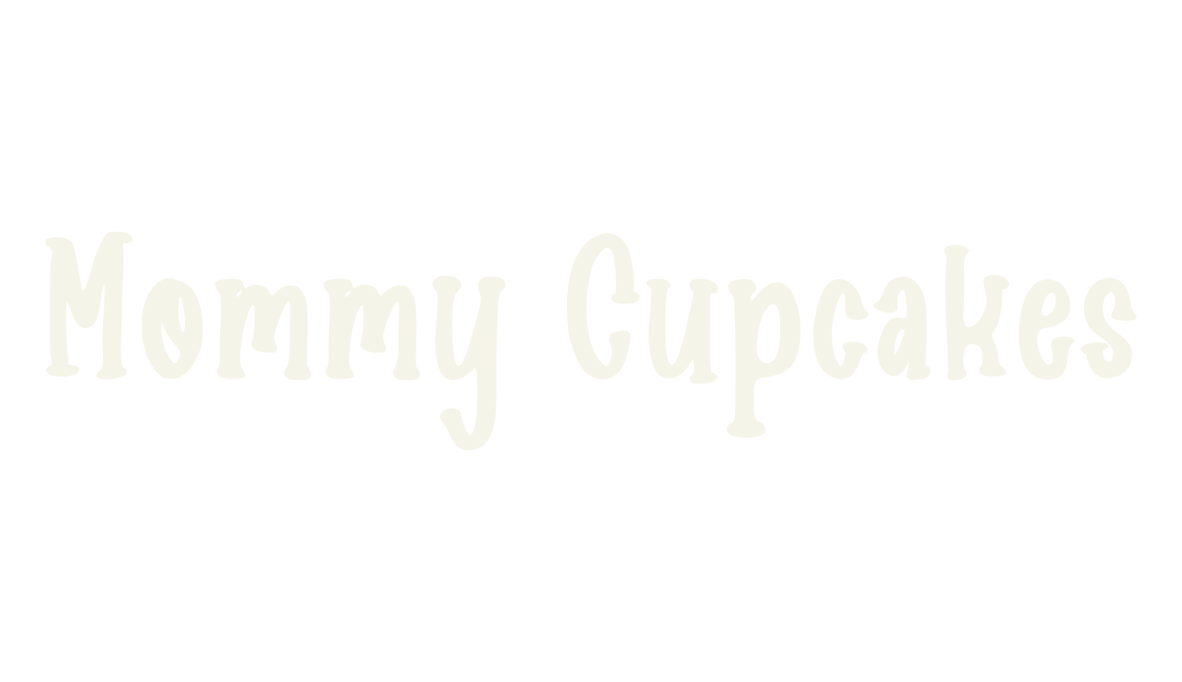 Mommy Cupcakes, handwriting font preview