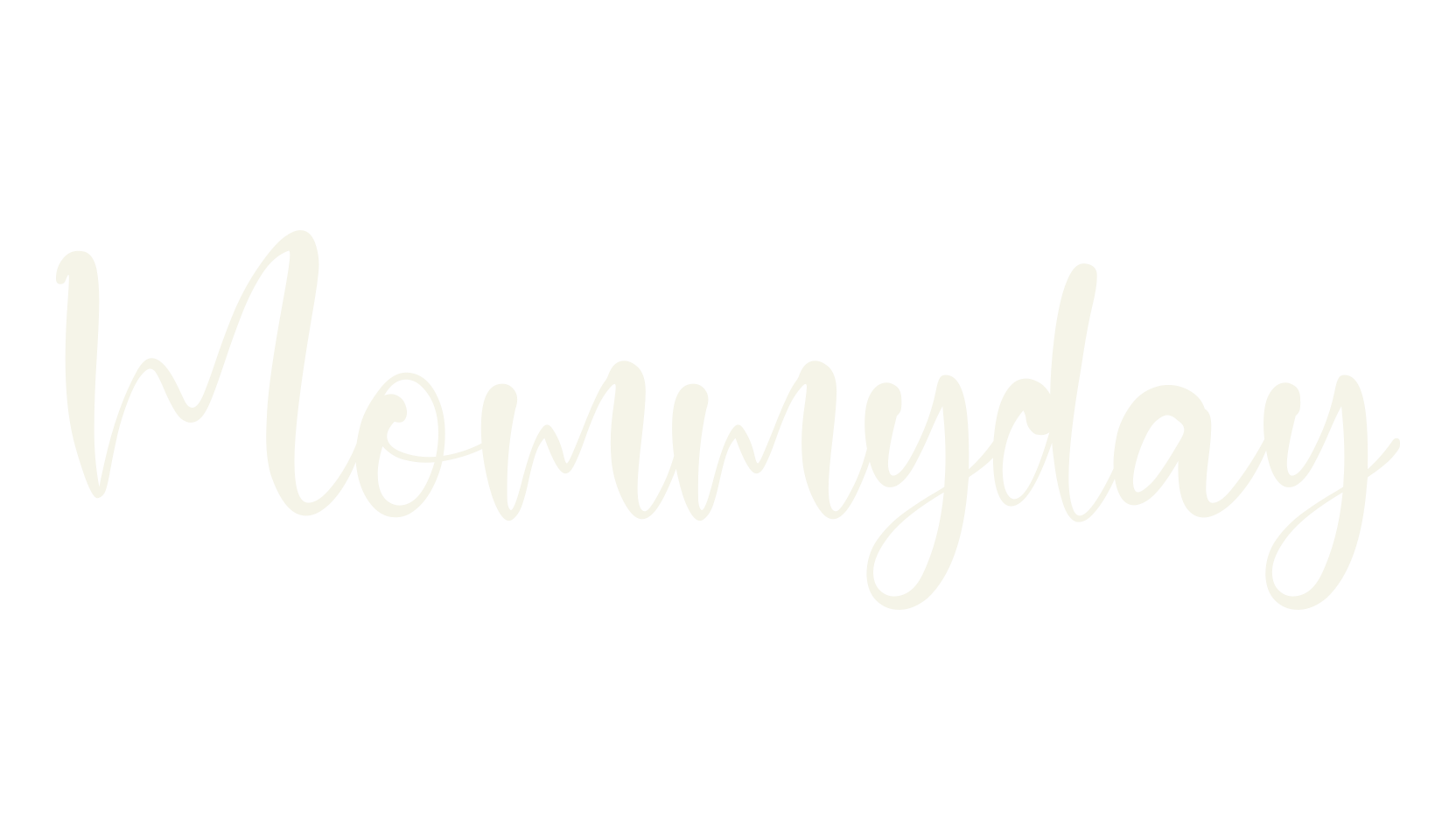 Mommyday, calligraphy font preview