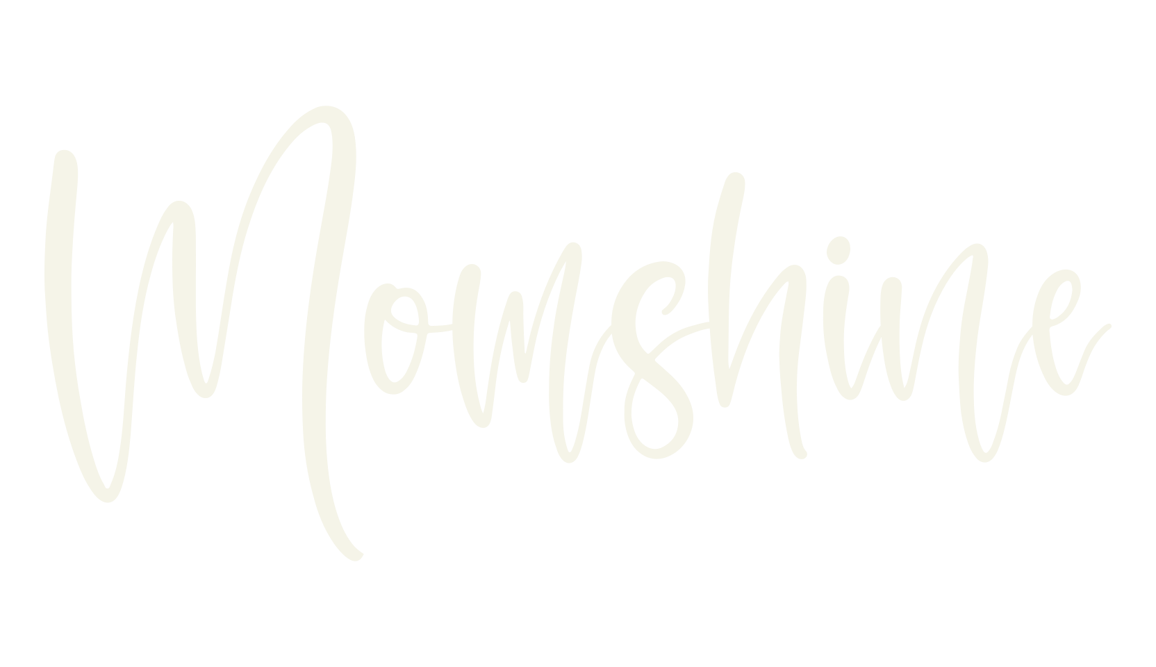 Momshine, script font preview