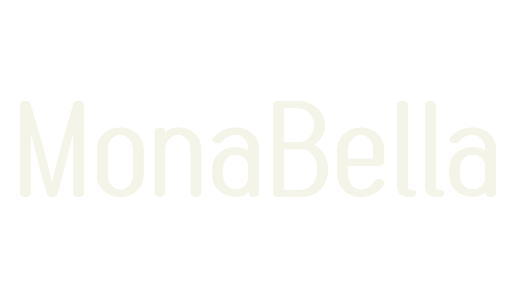 MonaBella, readable font preview