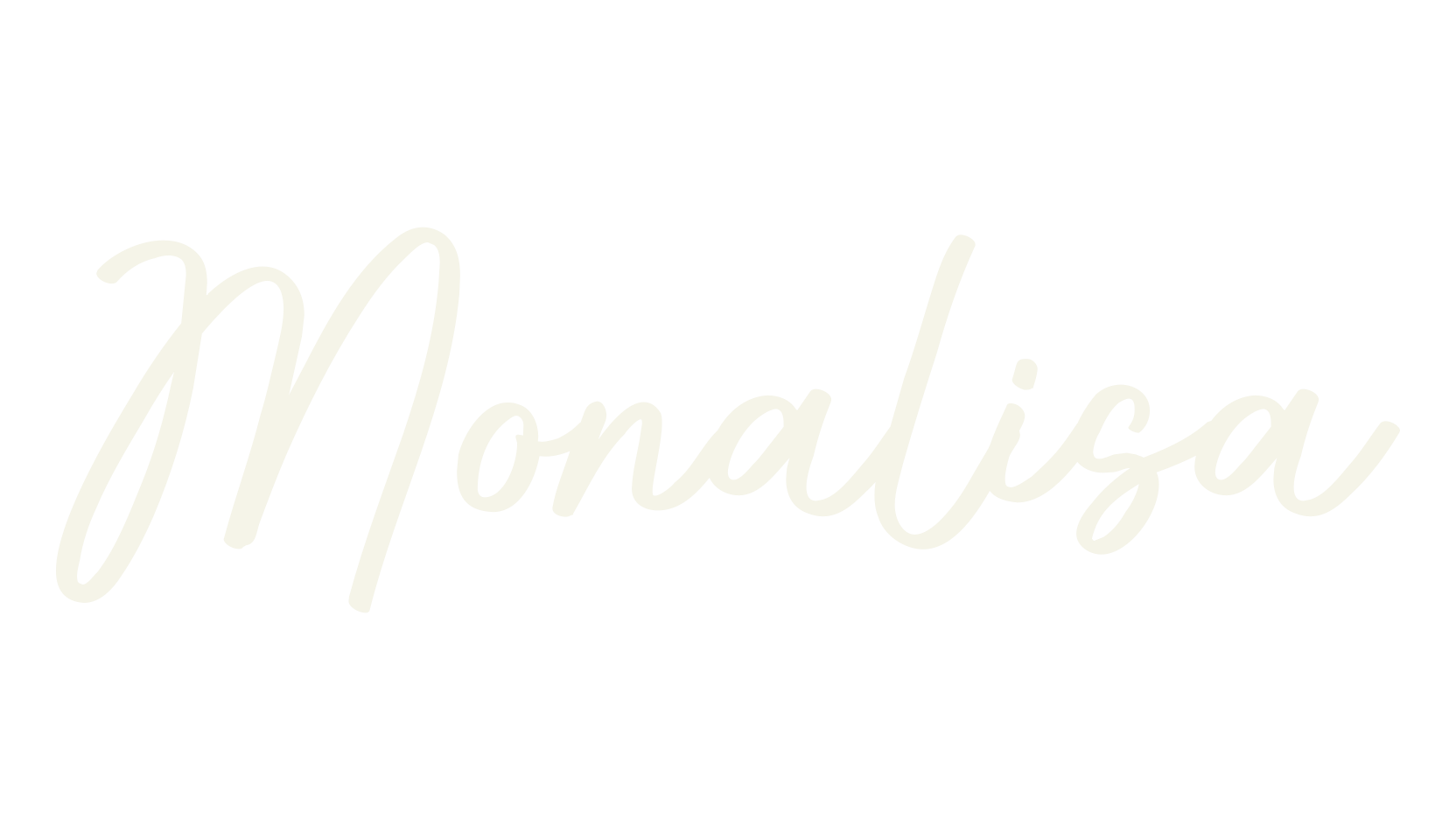 Monalisa, calligraphy font preview