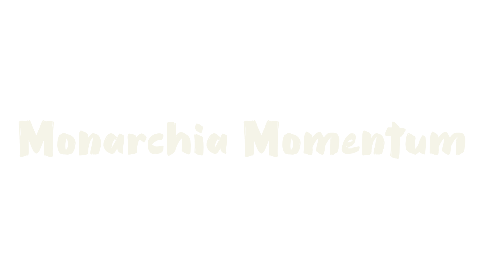 Monarchia Momentum, title font preview