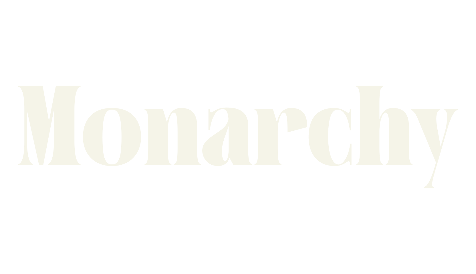 Monarchy, condensed font preview
