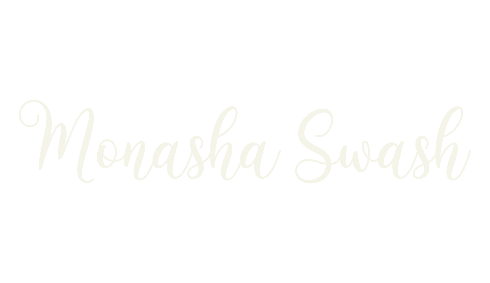 Monasha Swash, calligraphy font preview