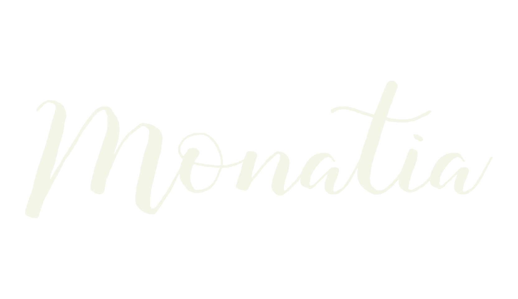 Monatia, display font preview
