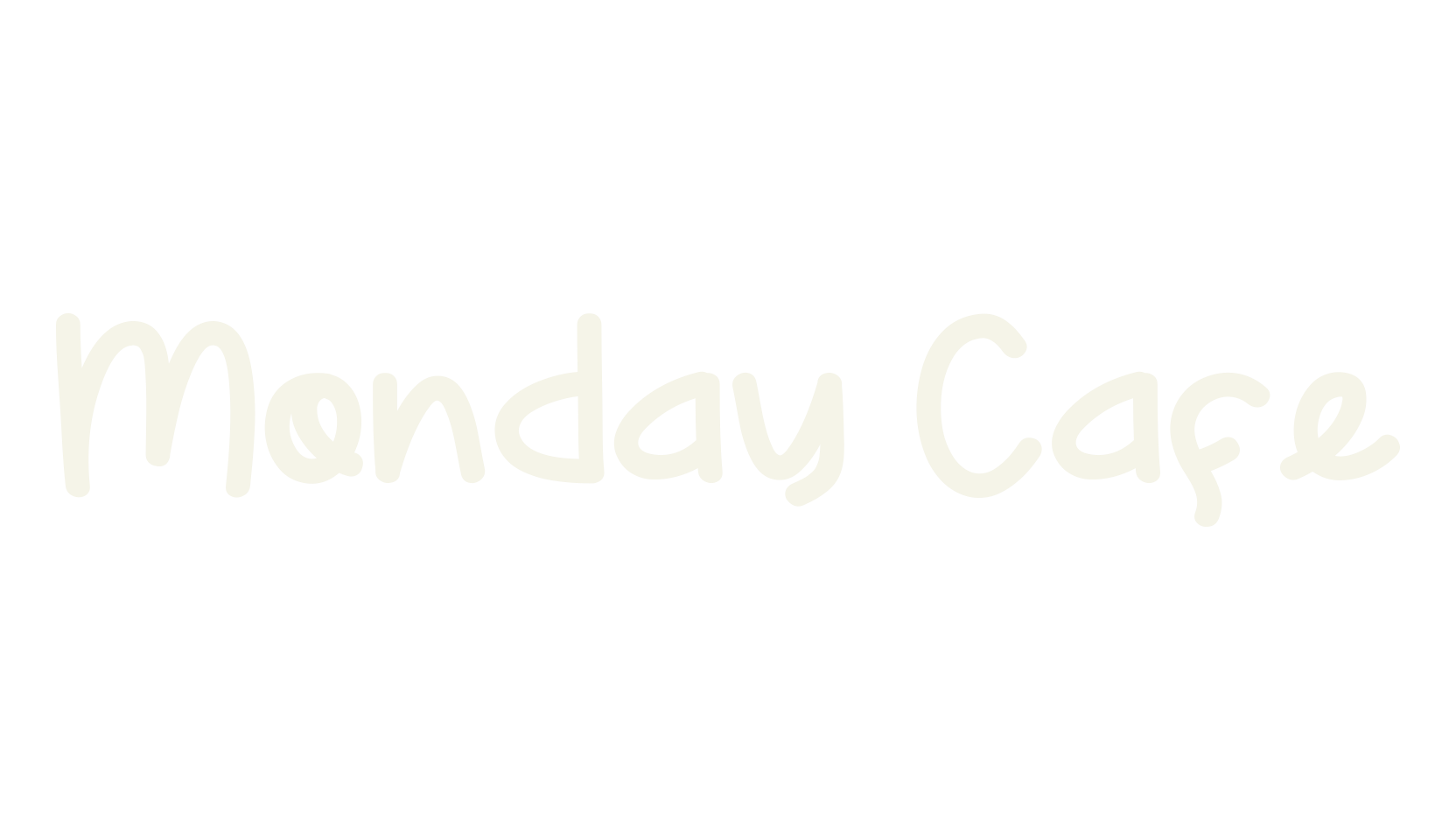 Monday Cafe, coffee font preview