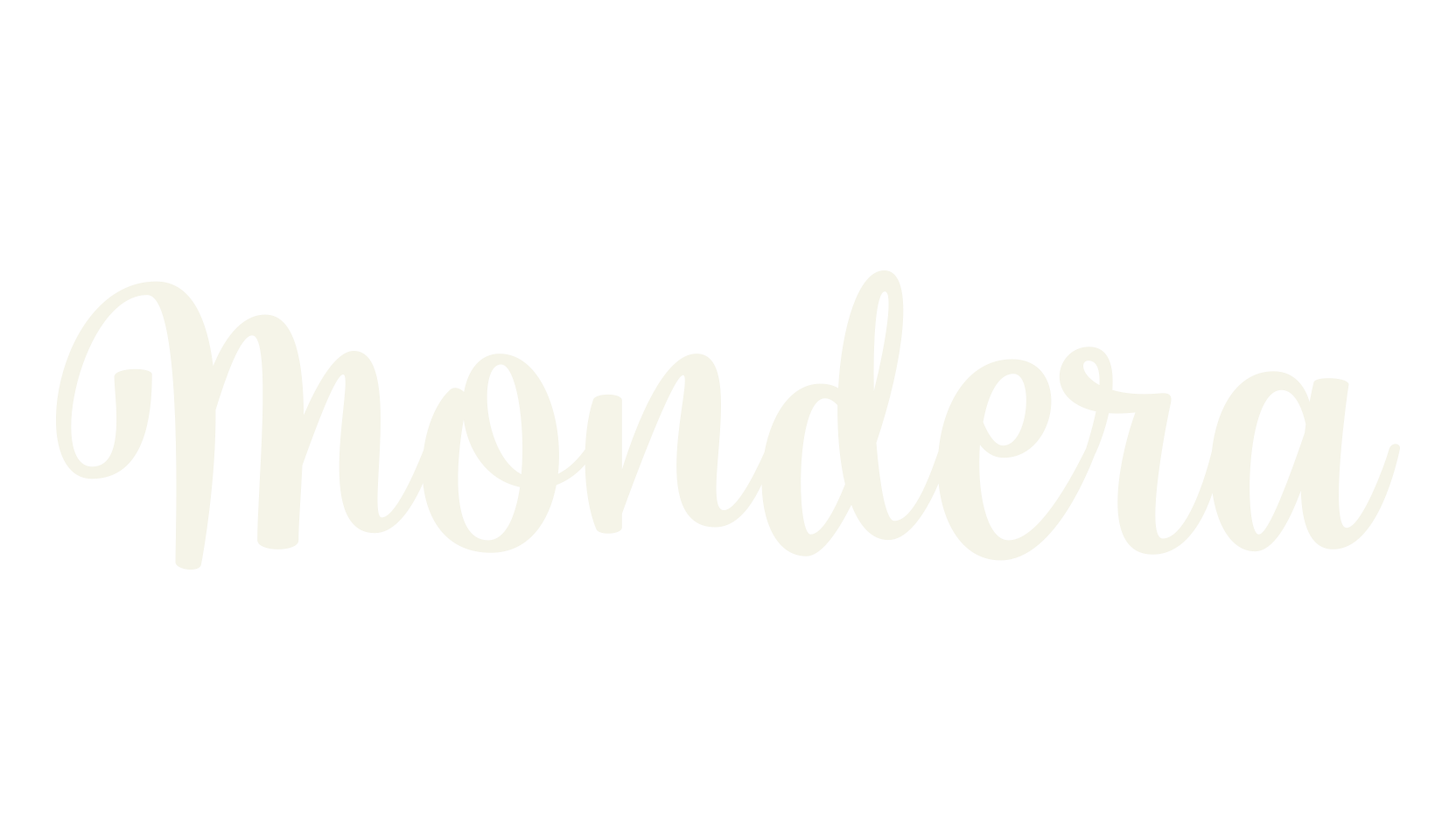 Mondera, calligraphy font preview