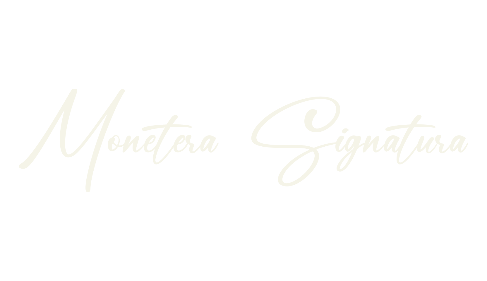 Monetera Signatura, calligraphy font preview