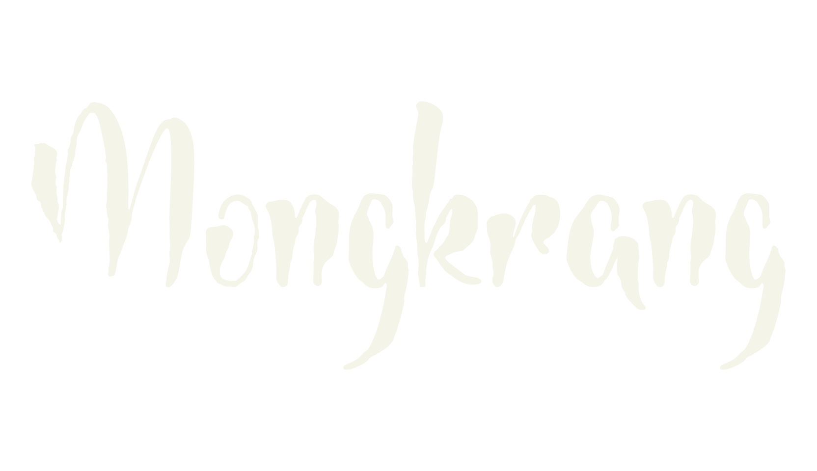 Mongkrang, script font preview