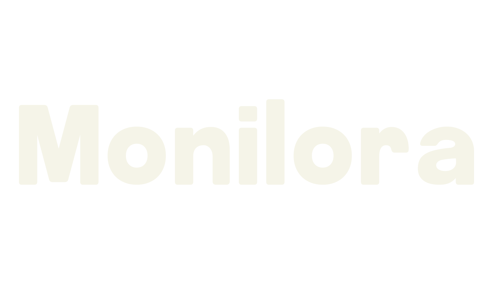 Monilora, rounded font preview