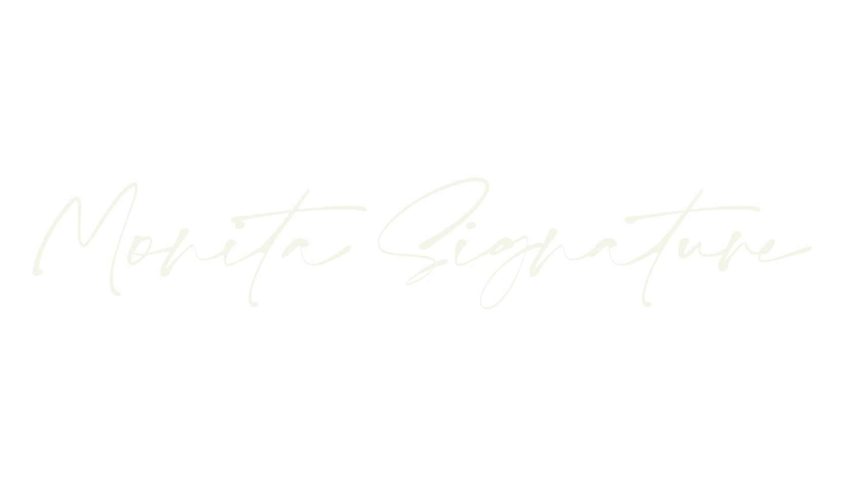 Monita Signature, fashion script font preview