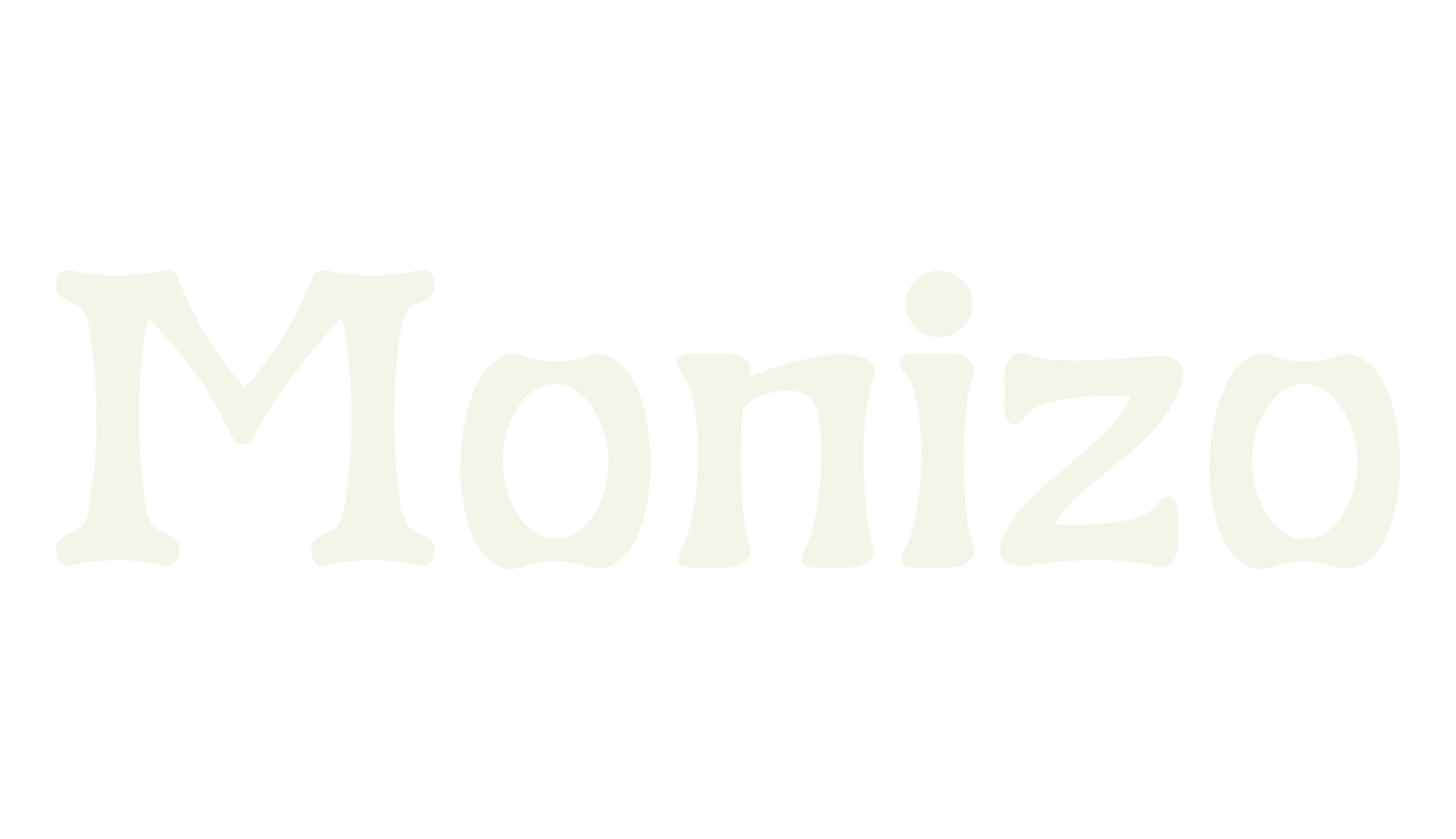 Monizo, serif font preview