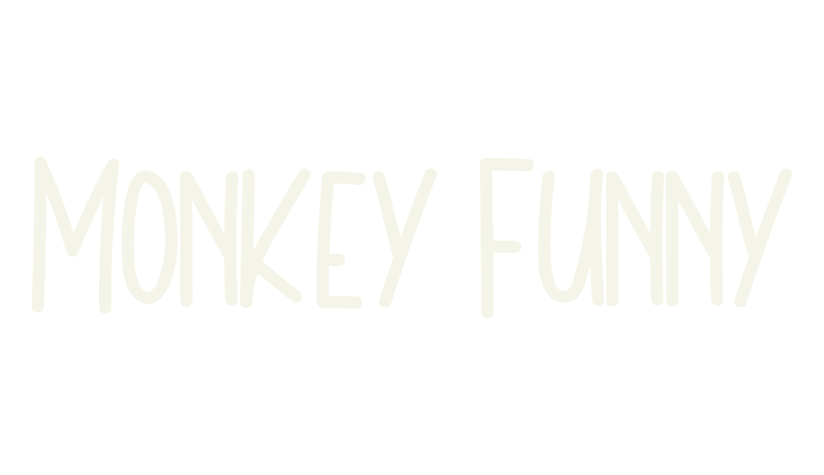 Monkey Funny, children font preview