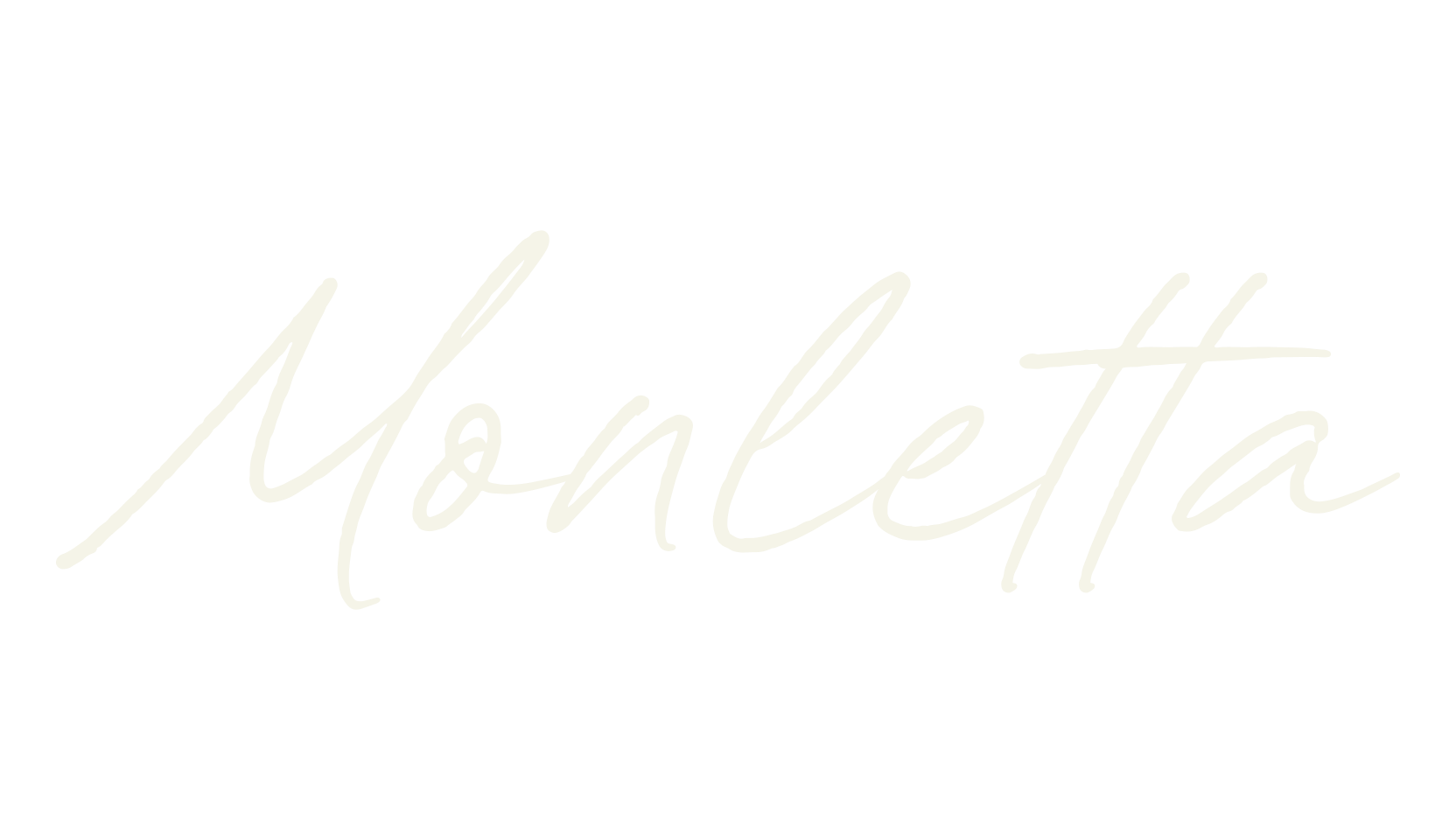 Monletta, script font preview