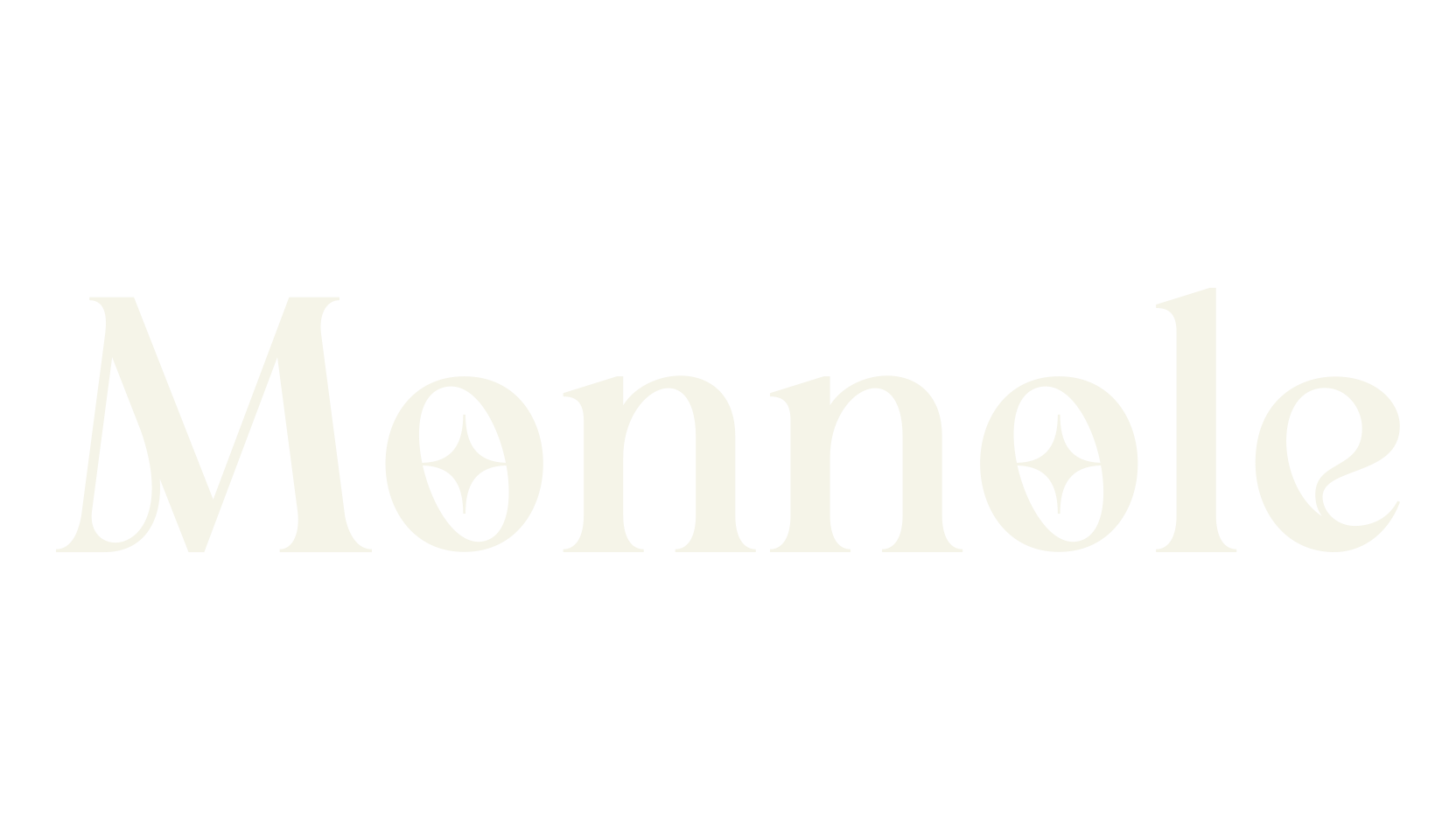 Monnole, movies font preview