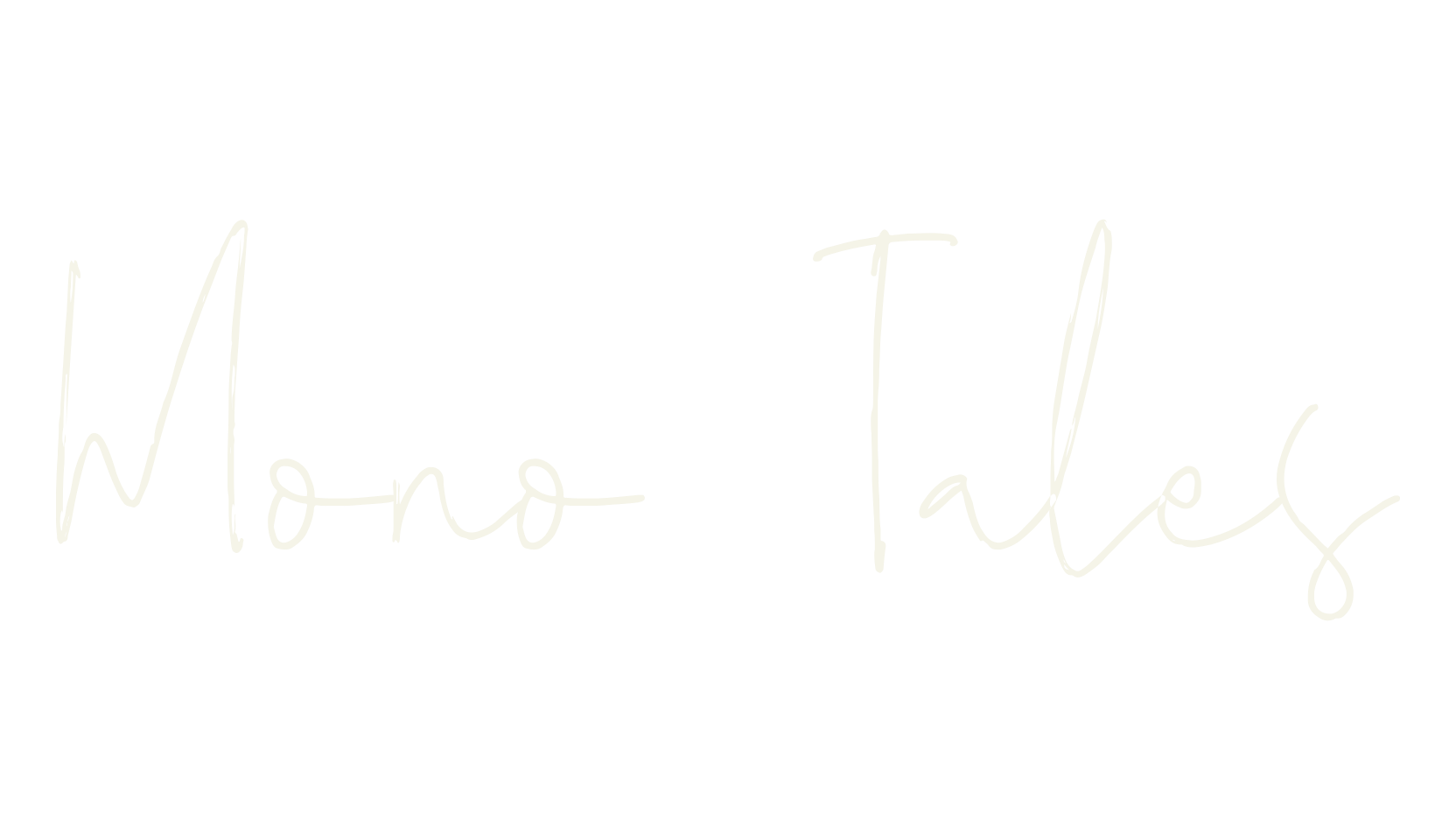 Mono Tales, cursive font preview