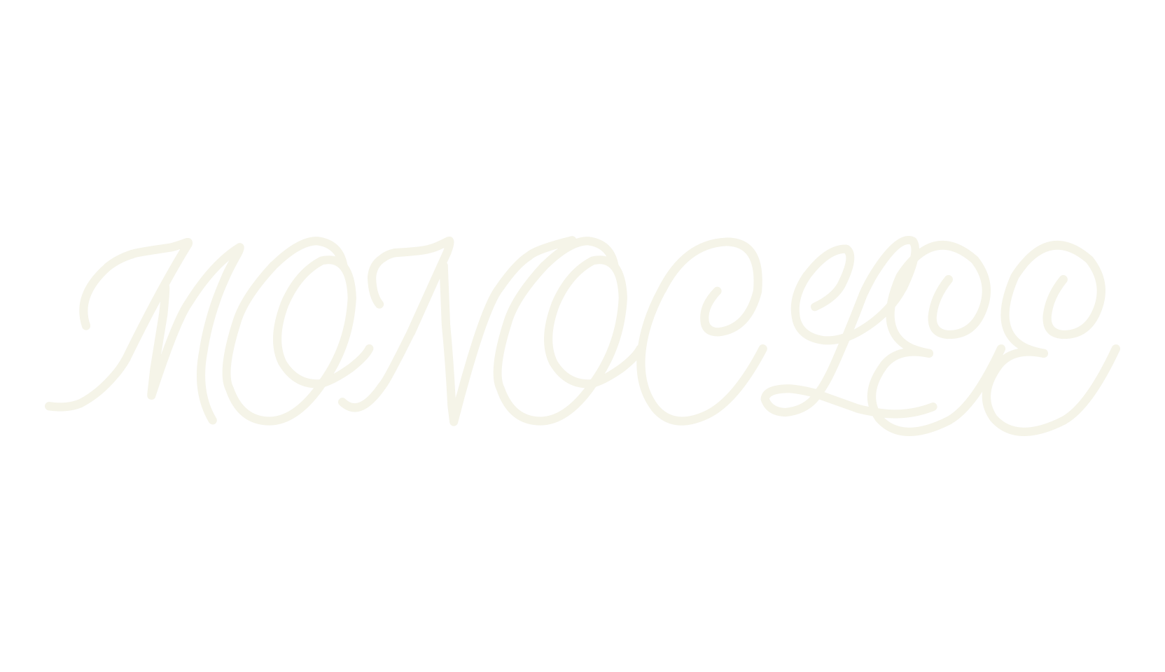 MONOCLEE, beautiful font preview