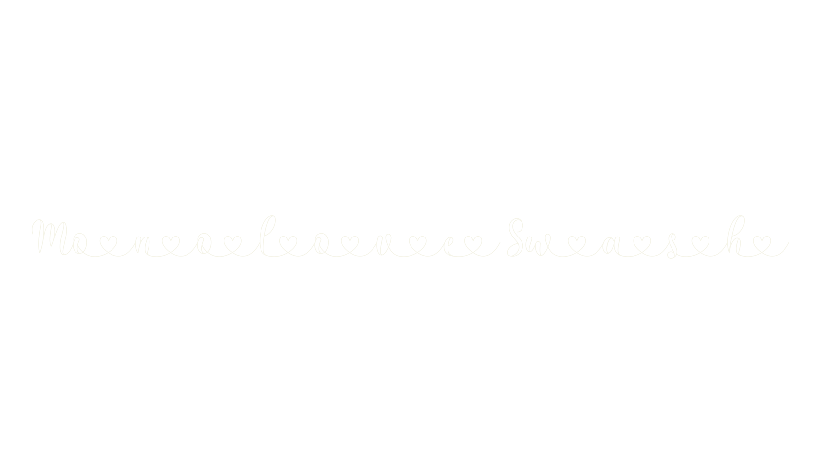 Monolove Swash, calligraphy font preview