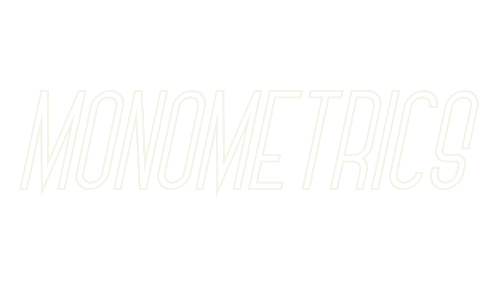 Monometrics, sans serif font preview