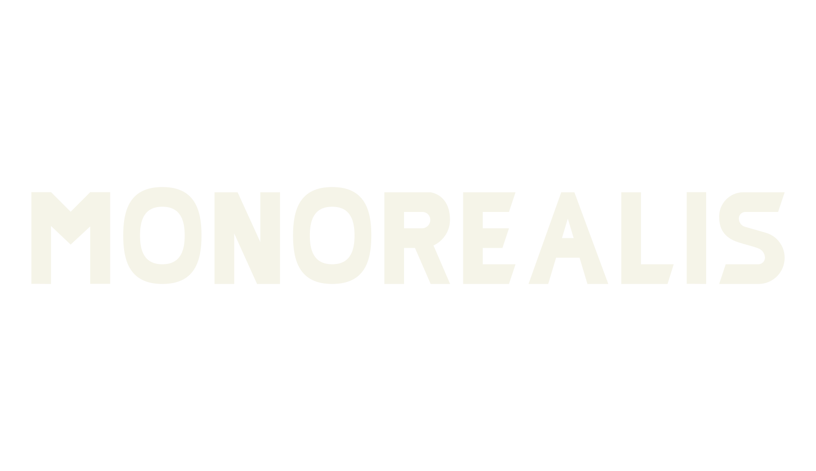 Monorealis, simple font preview