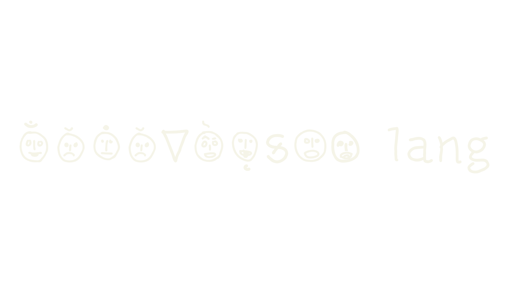 MONOVERSAL lang, emotional language font preview