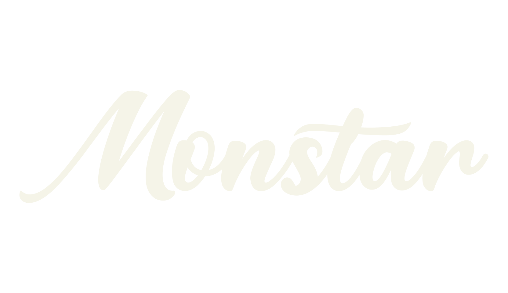 Monstar, calligraphy font preview