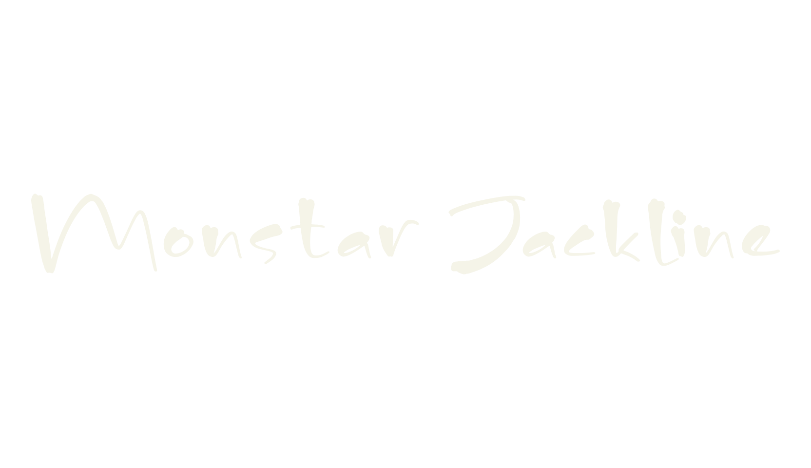 Monstar Jackline, script font preview