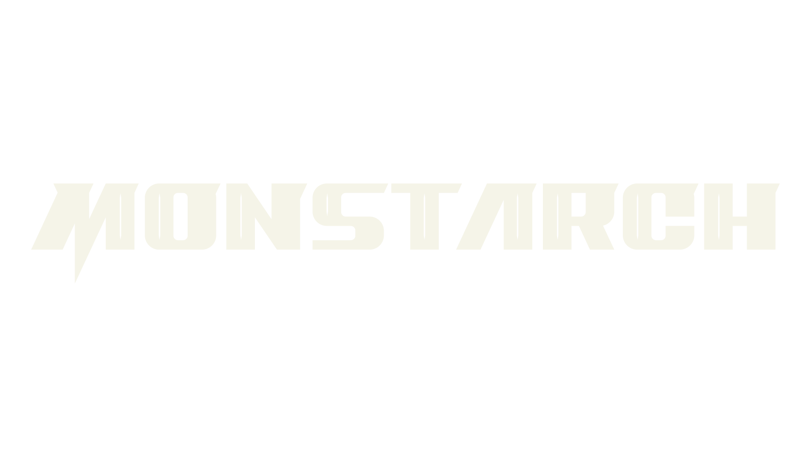Monstarch, logo font preview