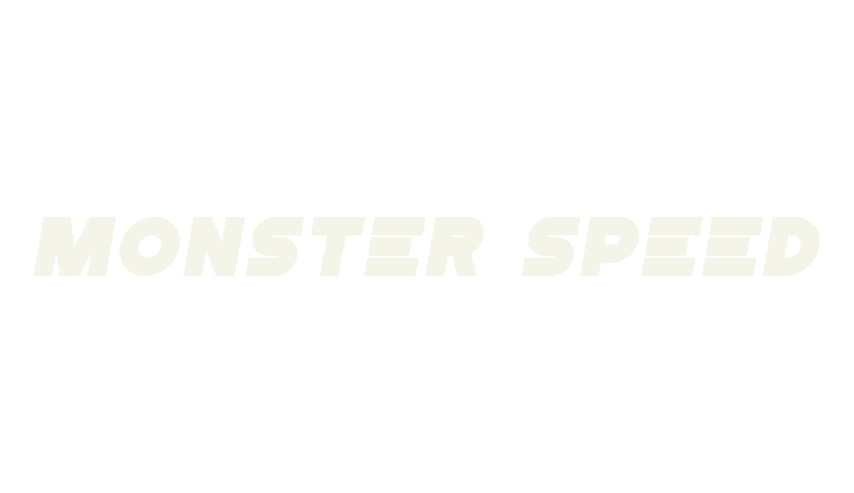 Monster Speed, creepy font preview
