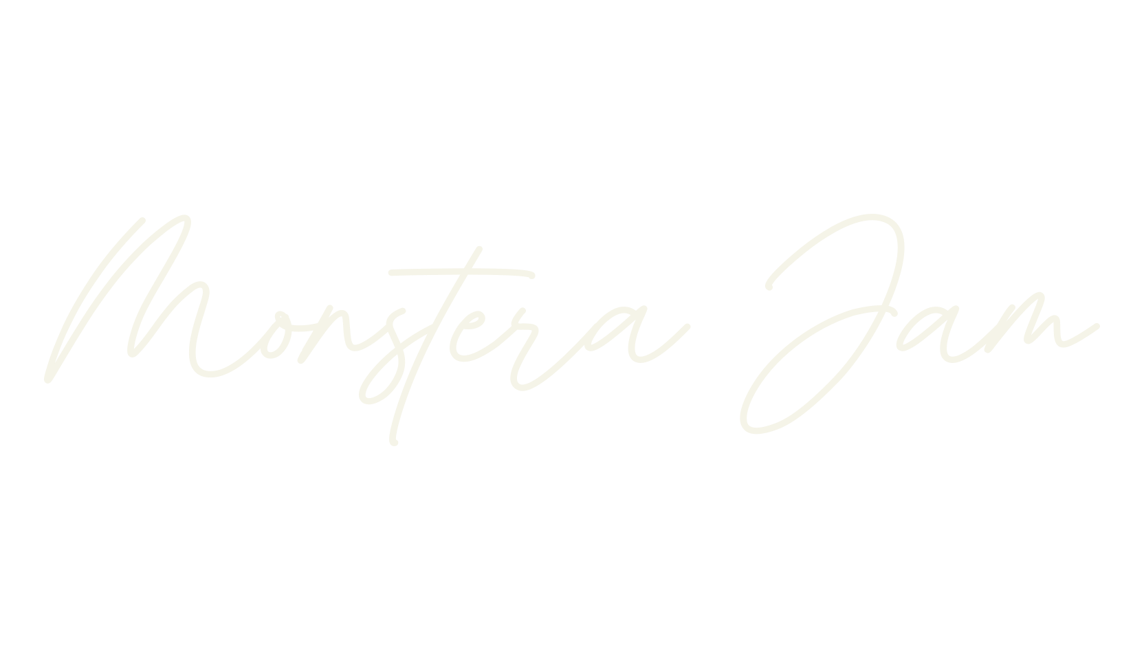 Monstera Jam, fashion script font preview