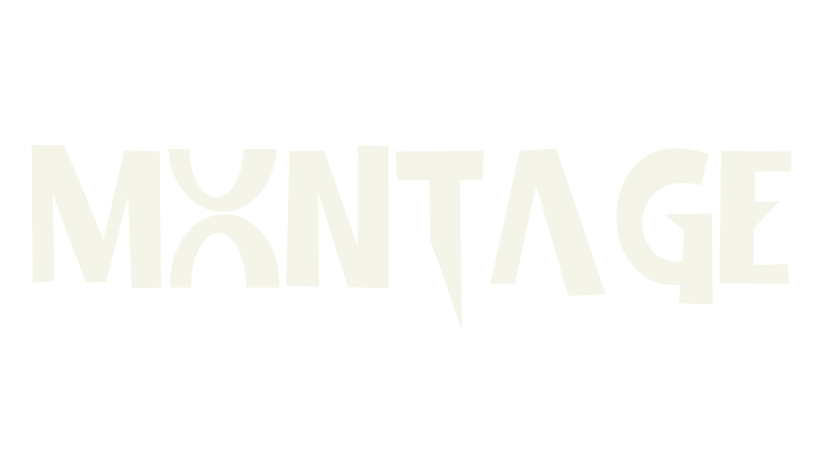Montage, food font preview