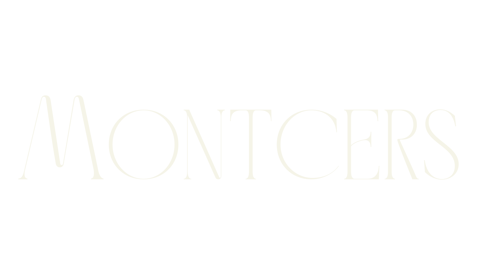 Montcers, serif font preview