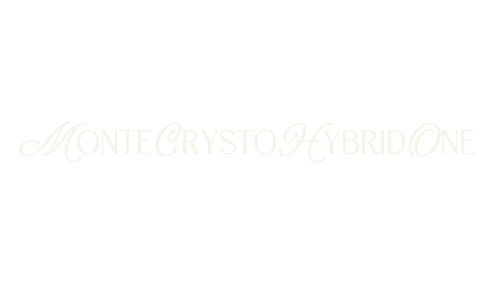 Monte Crysto Hybrid One, serif font preview