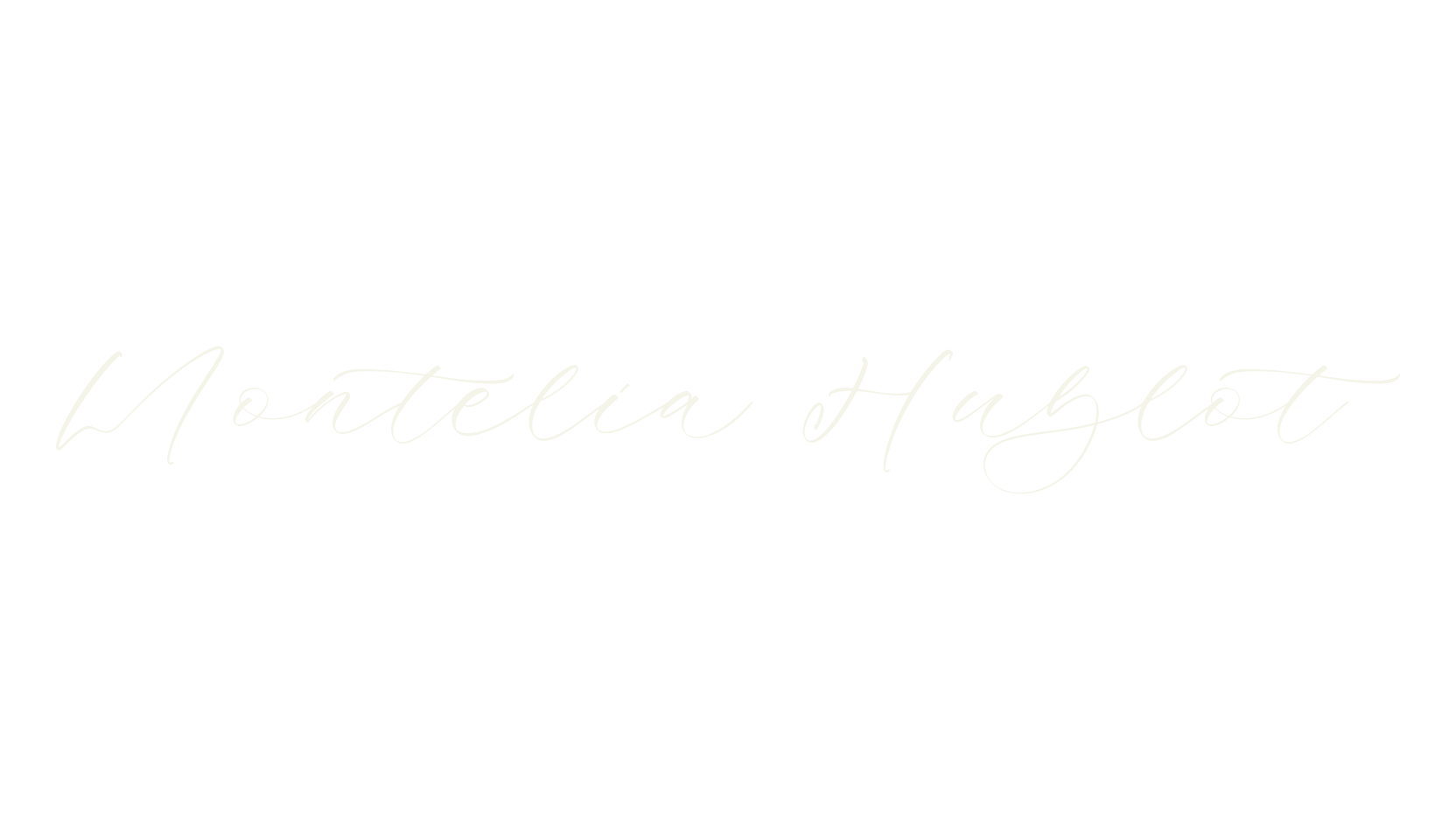 Montelia Hublot, script font preview