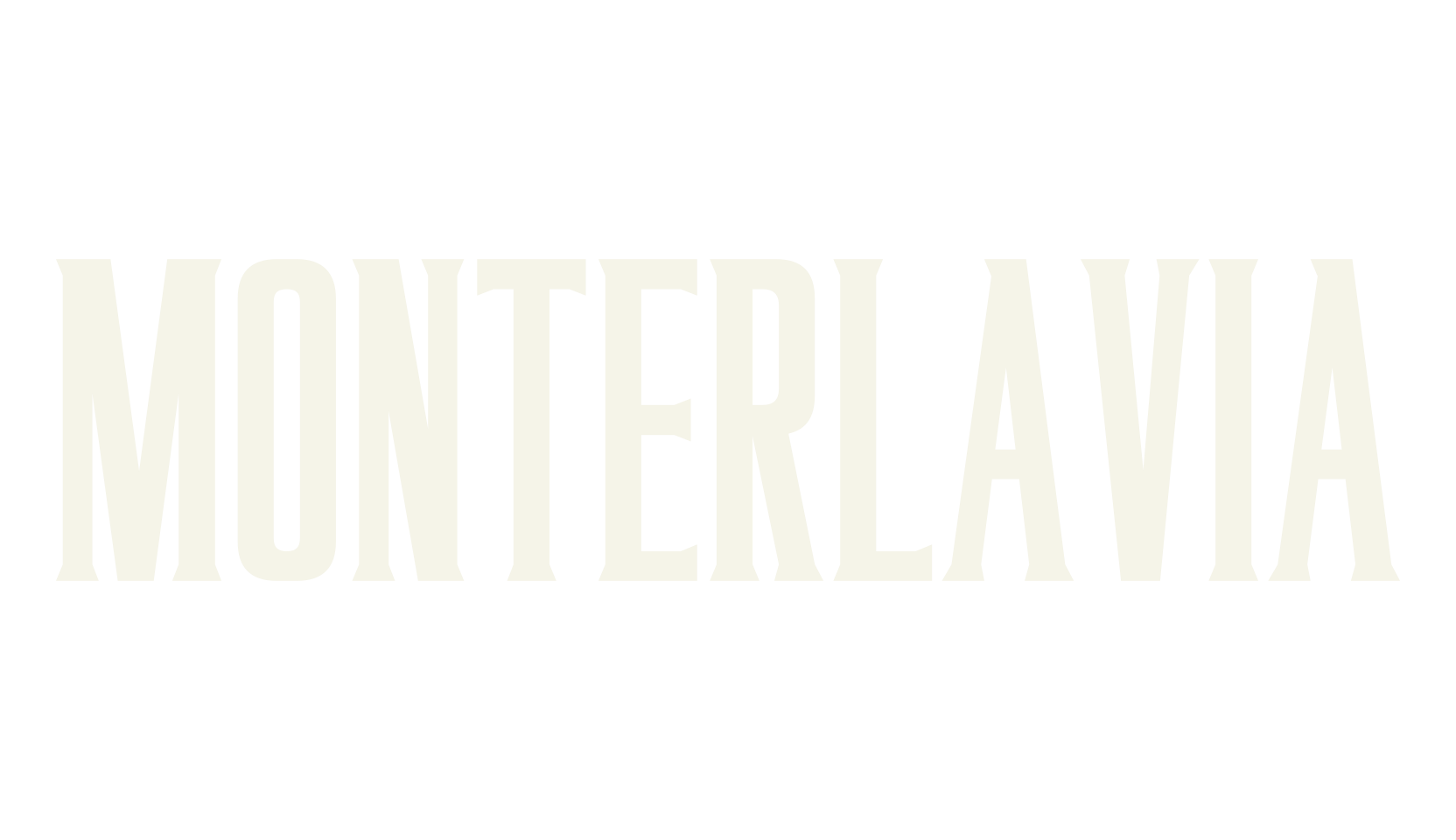 Monterlavia, serif font preview