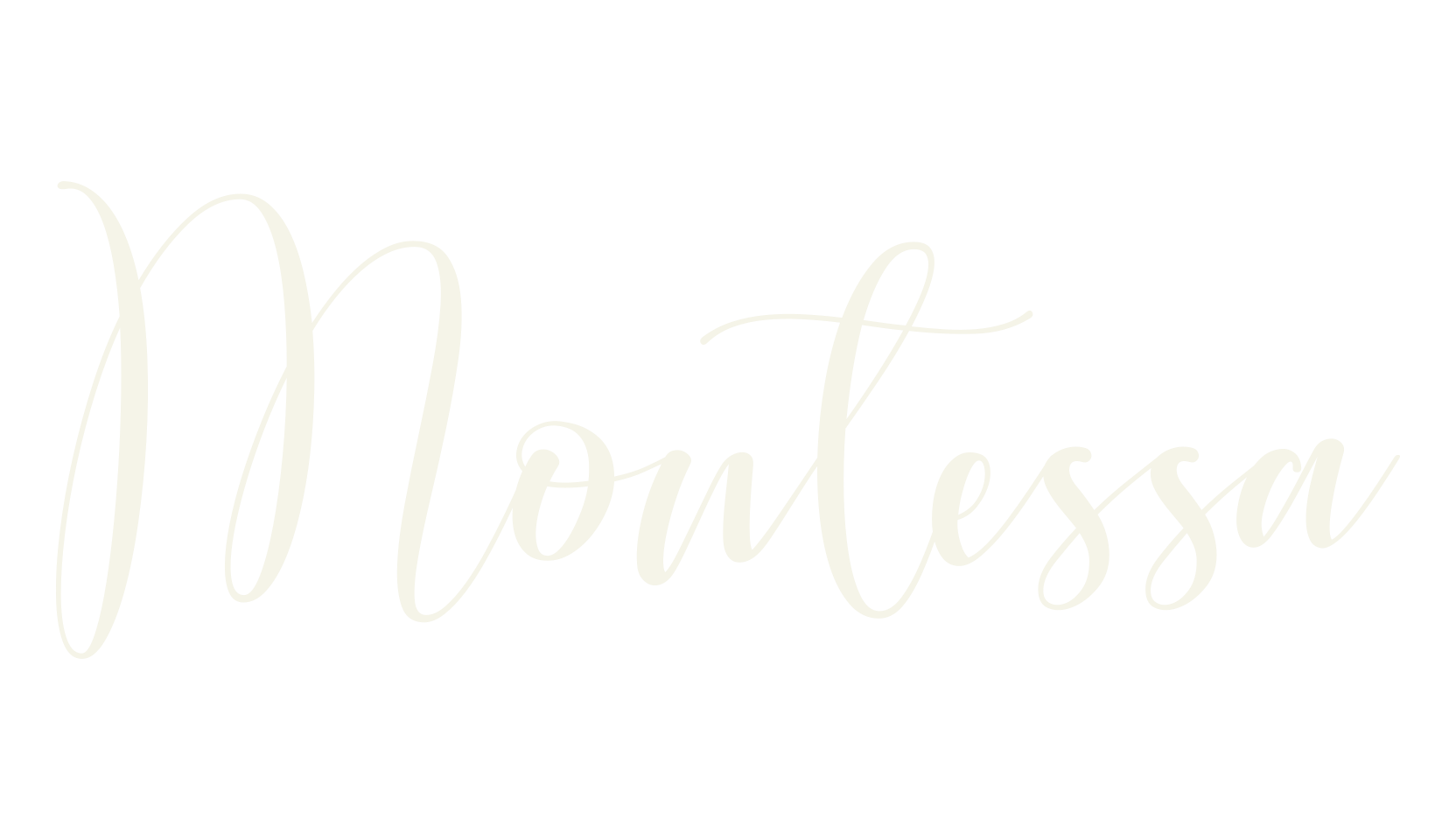 Montessa, calligraphy font preview