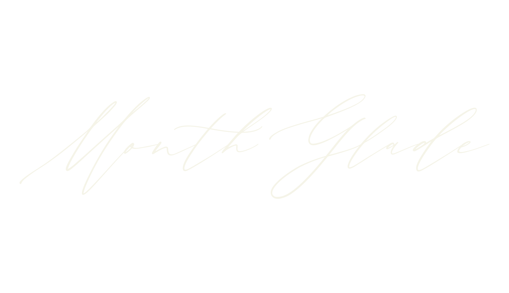 Month Glade, wedding font preview