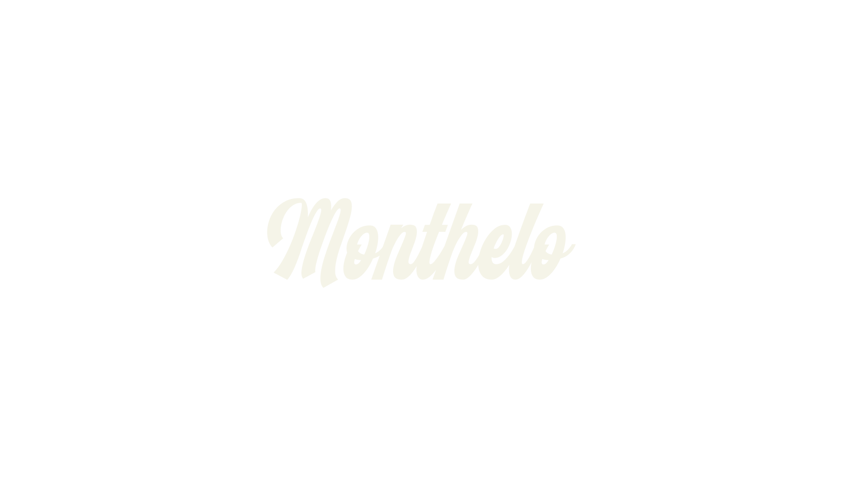 Monthelo, 70s font preview