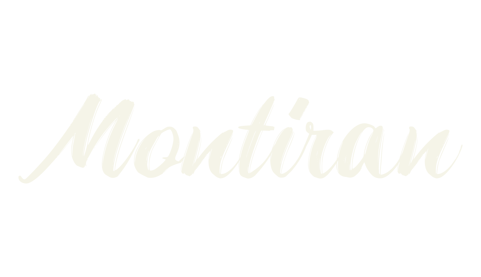 Montiran, cool font preview