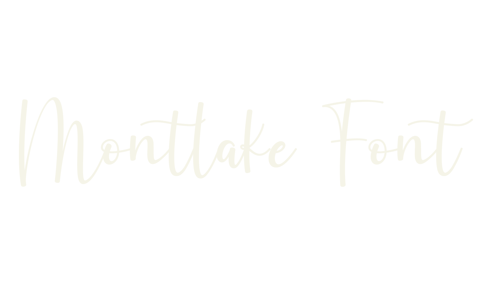 Montlake Font, wedding font preview