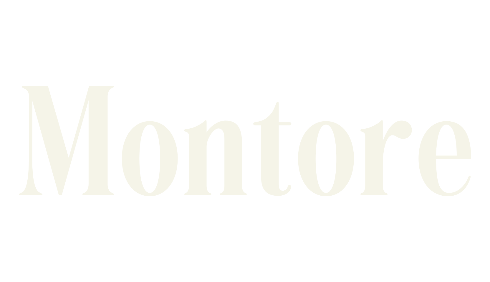 Montore, sans font preview