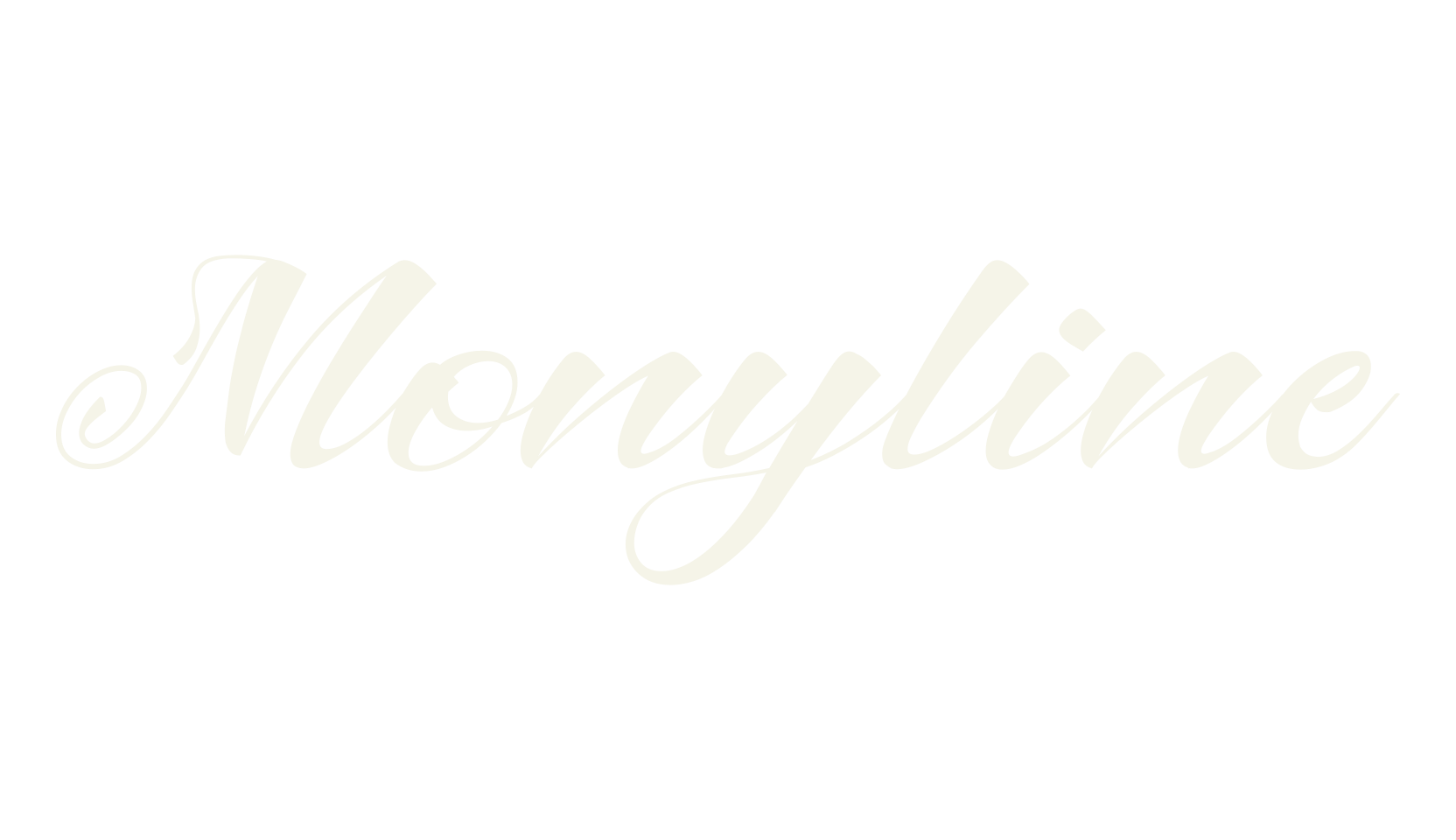 Monyline, calligraphy font preview