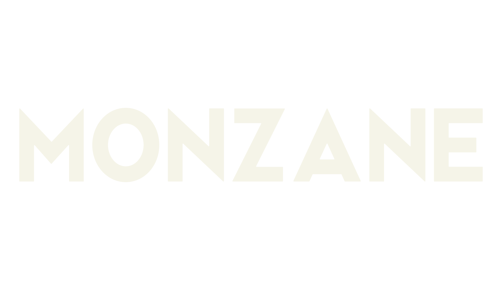Monzane, bold font preview