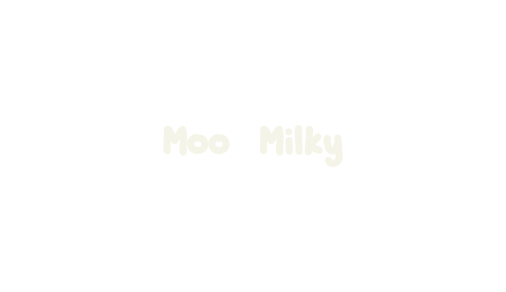 Moo Milky, cute font preview