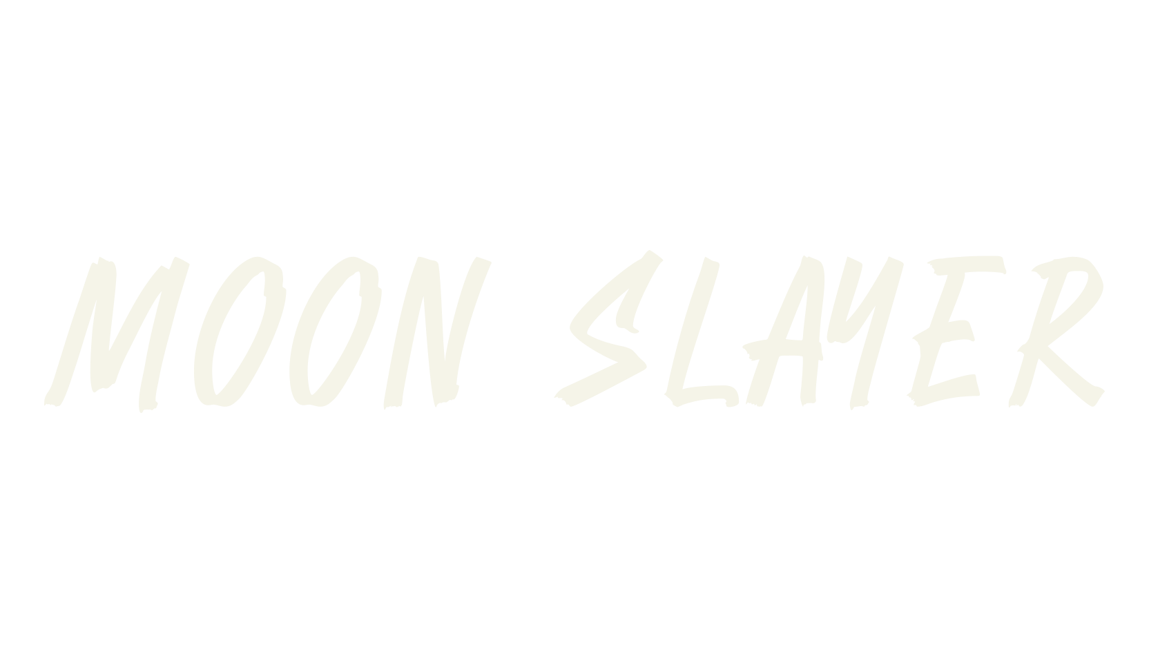 Moon Slayer, sans font preview