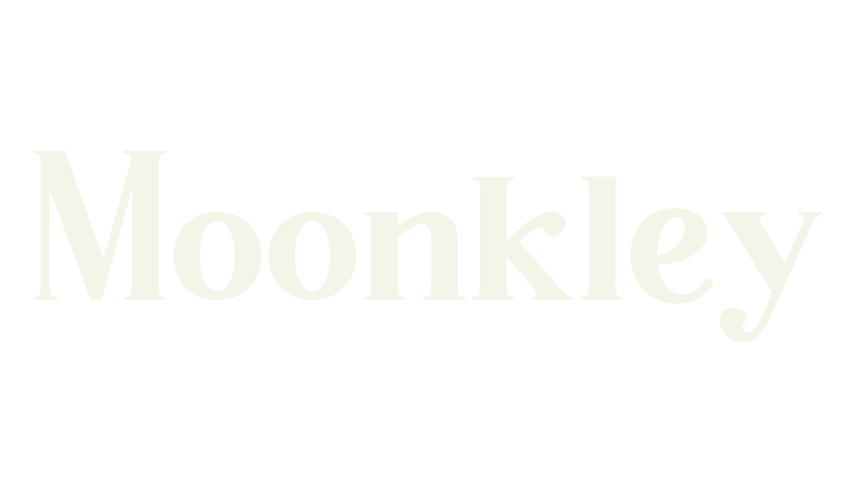 Moonkley, logo font preview