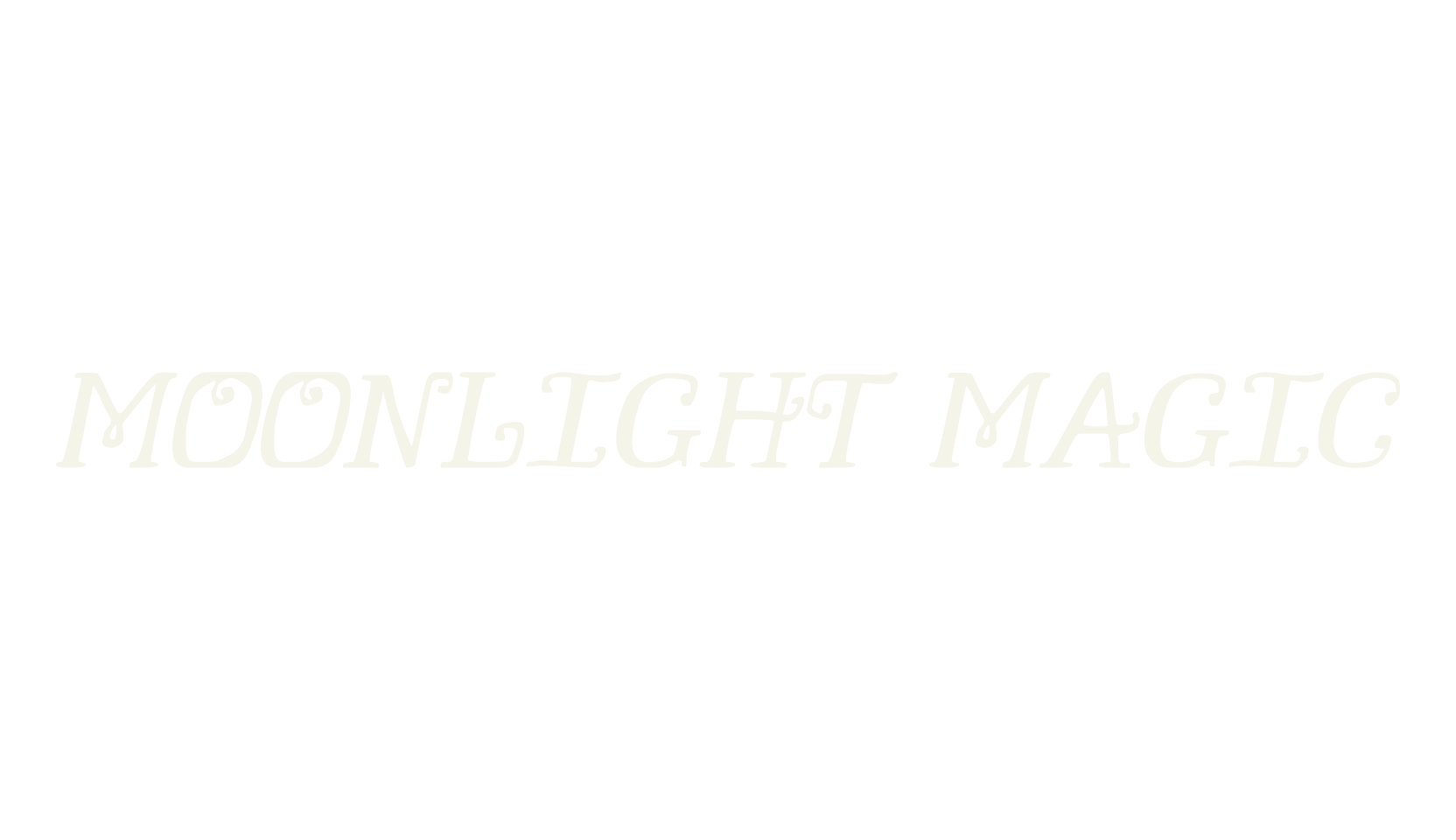 Moonlight Magic, gothic font preview
