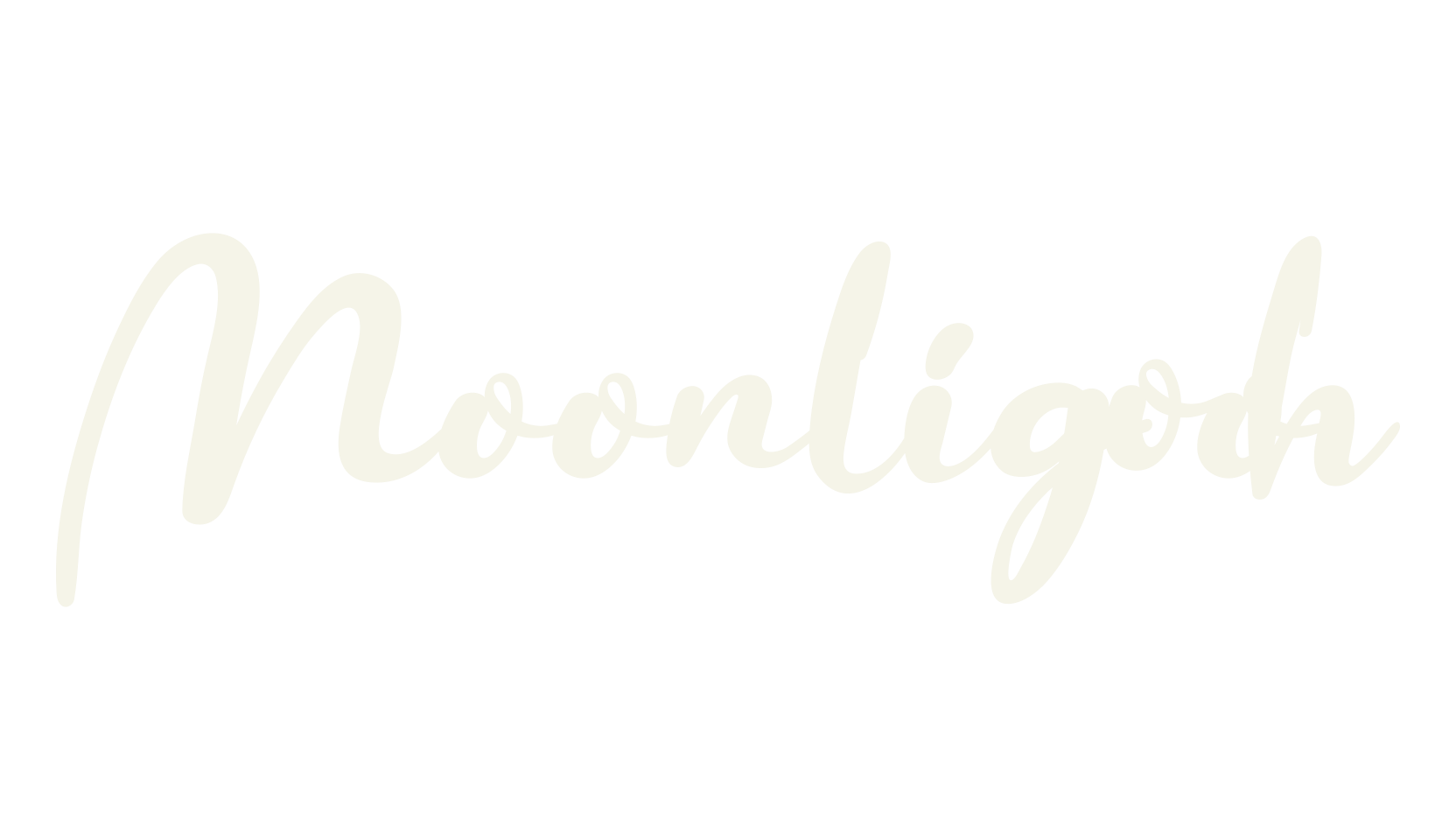 Moonligth, handwriting font preview