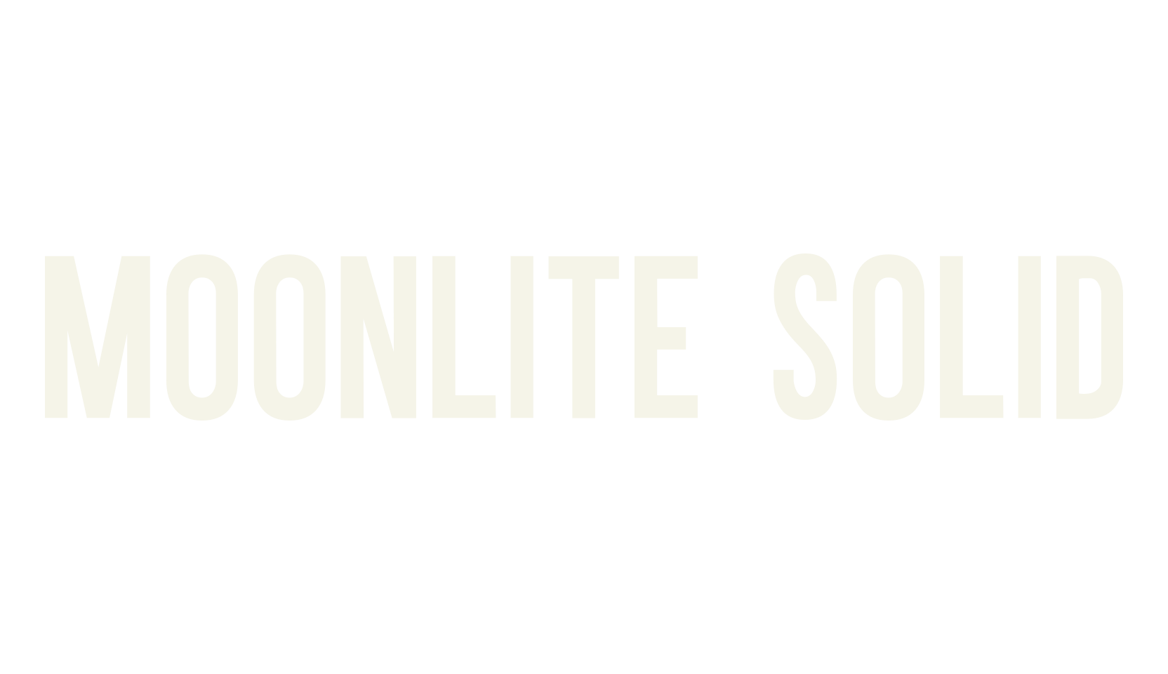 Moonlite Solid, sans font preview