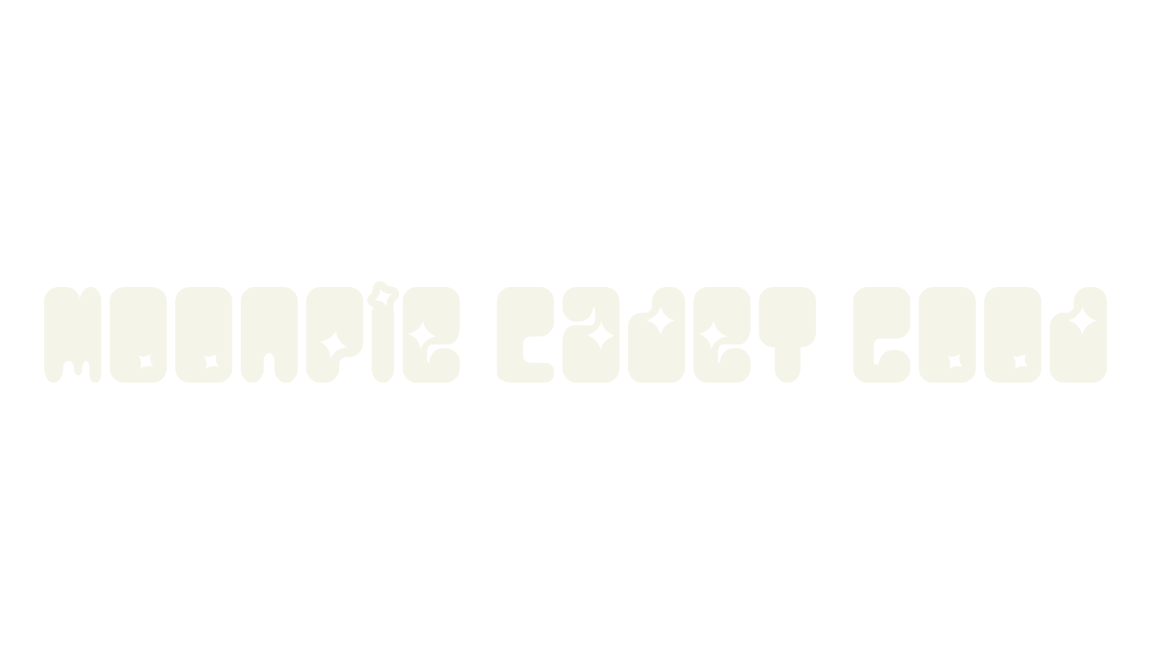 MoonPie Cadet Good, display market font preview